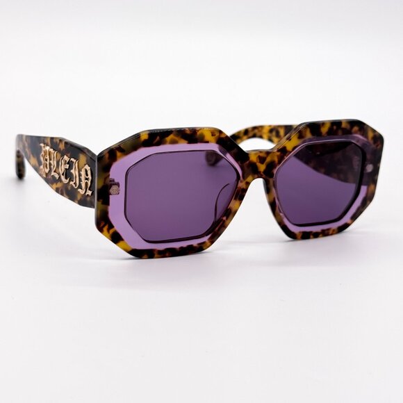 NEW PHILIPP PLEIN SUPREME SPP098M 0778 HAVANA WOMEN SUNGLASSES main image 9